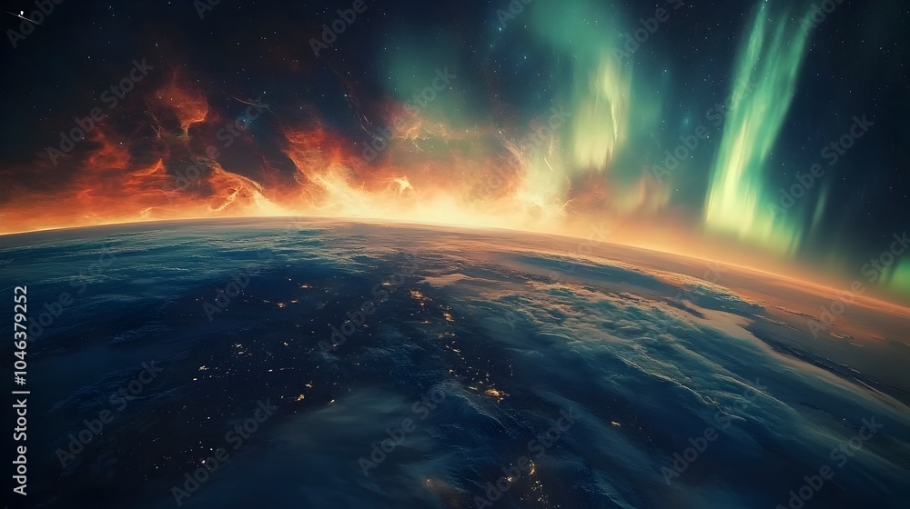 Immersive Cosmic Wonder and Joy A Transcendent Futuristic Sci Fi Panorama of Ethereal Celestial Landscapes Immersive Cosmic Wonder and Joy A Transcendent Futuristic Sci Fi Panorama of Ethereal Celestial Landscapes