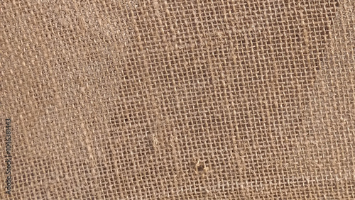 Natural textured sacking burlap background. Hessian sack canvas woven texture closeup