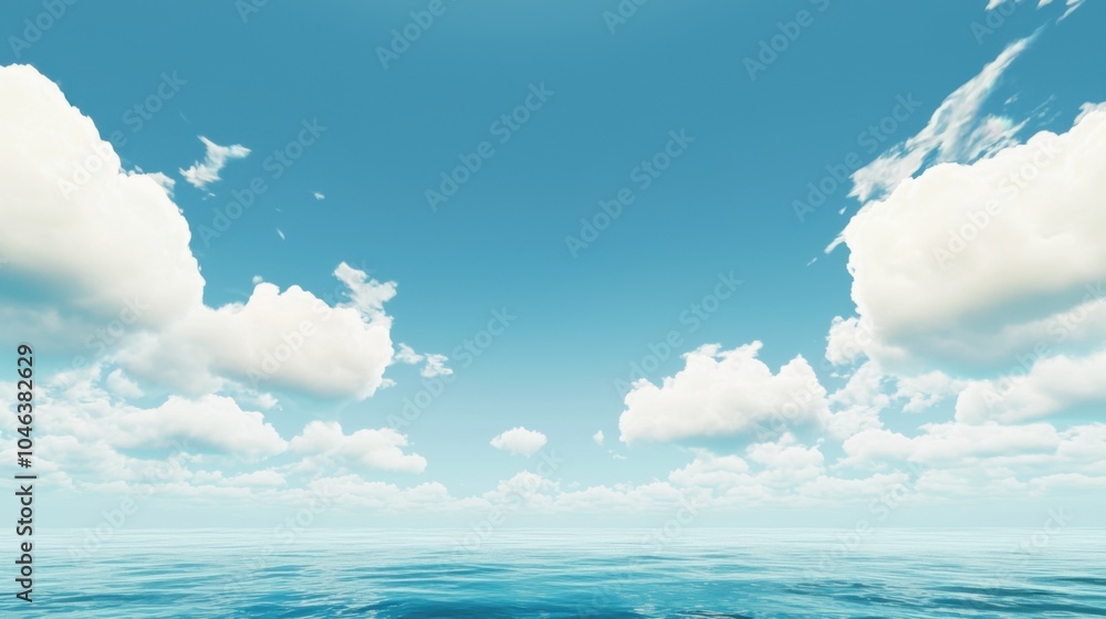Azure Horizon: Sky Meets Sea in High-Definition Azure Horizon: Sky Meets Sea in High-Definition