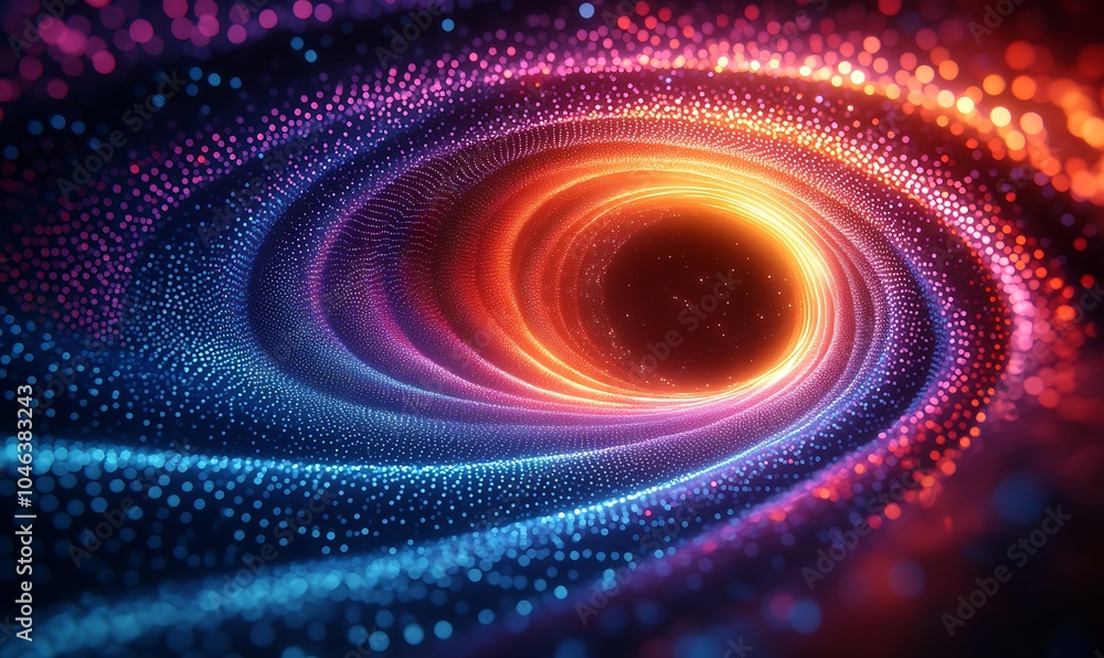 Glowing big data on a colorful background. 3d illustration design Glowing big data on a colorful background. 3d illustration design