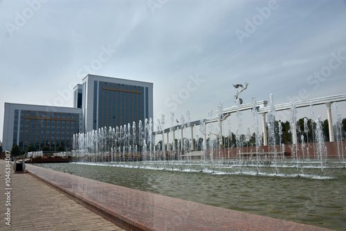 Independence Square (Mustaqillik maydoni) and in Tashkent. Uzbekistan photo