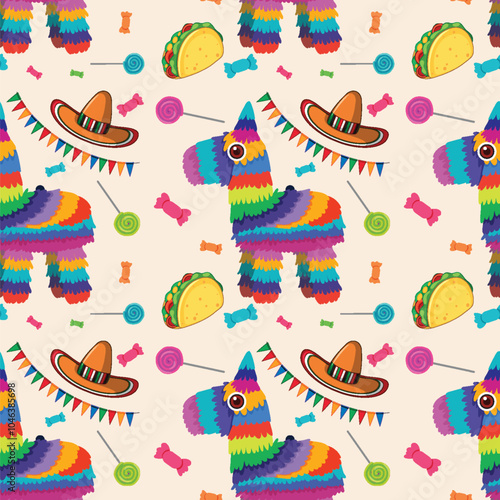 Colorful Fiesta Celebration Pattern