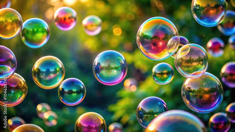 Colorful soap bubbles floating in the air, soap bubbles, colorful, multicolor,glowing, sphere, shape, object, rendering Colorful soap bubbles floating in the air, soap bubbles, colorful, multicolor,glowing, sphere, shape, object, rendering