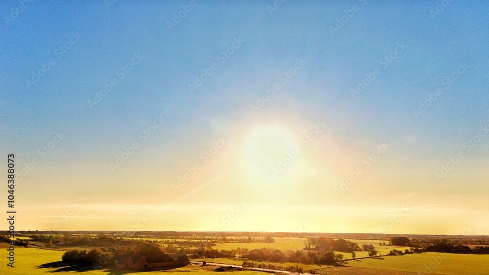 Obraz premium Sunrise Over Countryside