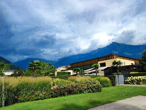 house in the mountains