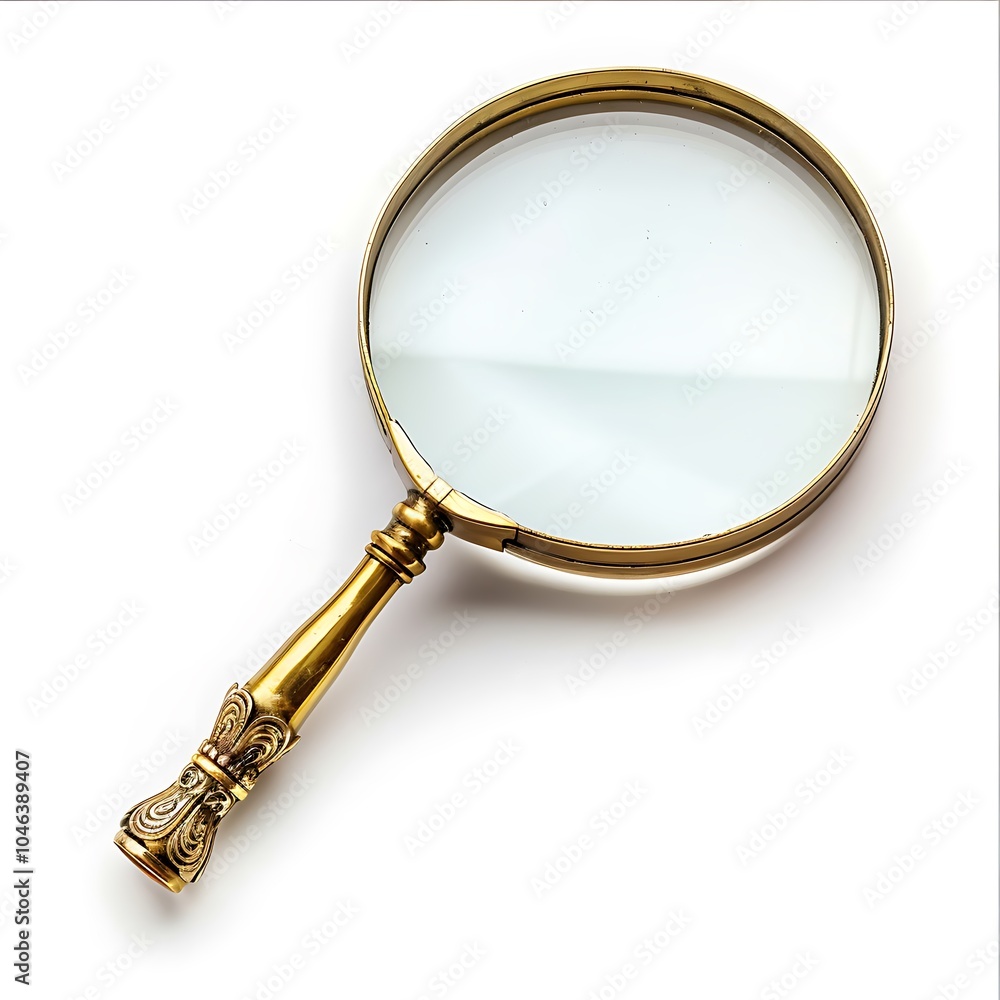 Magnifying glass isolated on white background Magnifying glass isolated on white background