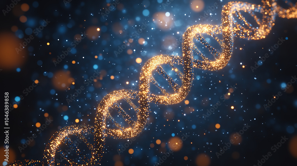 3D rendering of DNA double helix molecular structure illustration 3D rendering of DNA double helix molecular structure illustration