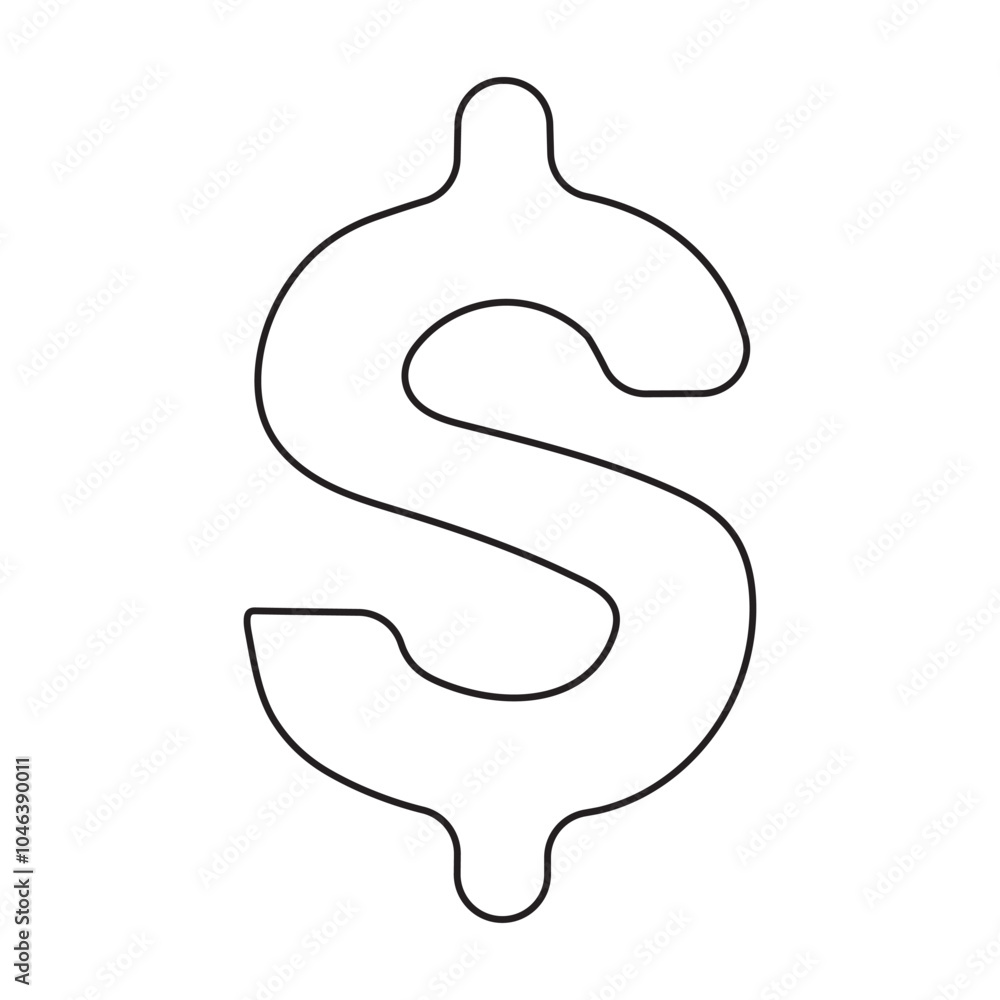 Hand holding coin continuous one line drawing art with dollar symbol. Hand holding coin continuous one line drawing art with dollar symbol.