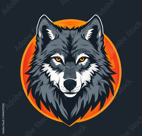 wolf head illustration photo