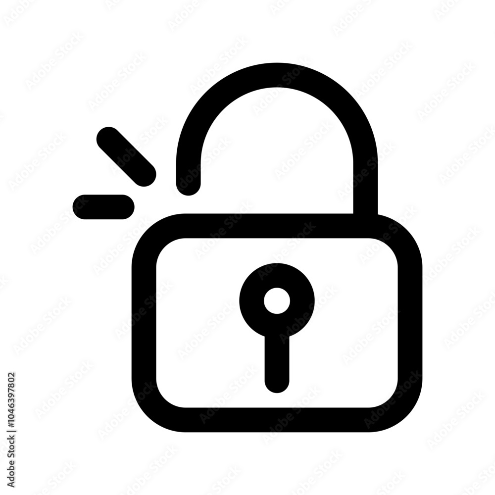 Lock Icon Vector Symbol Design Illustration Lock Icon Vector Symbol Design Illustration