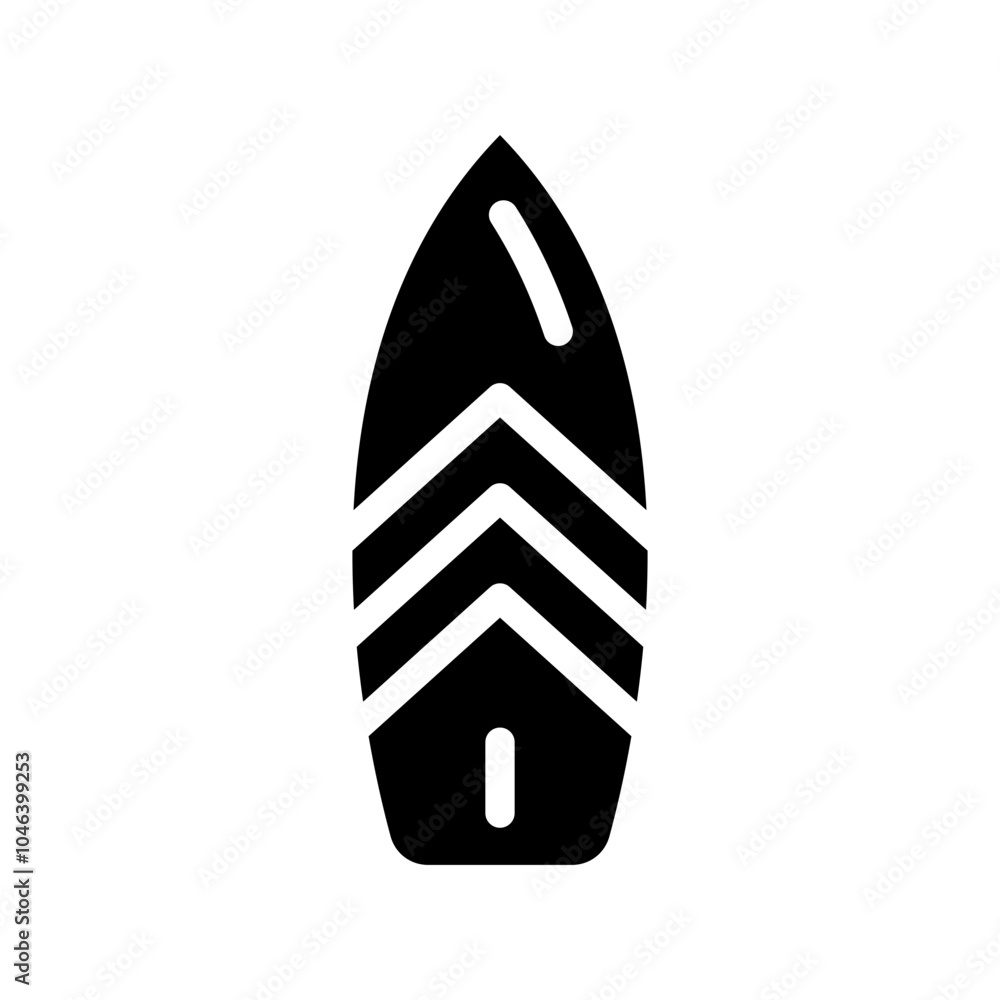 Surf Board Icon Vector Symbol Design Illustration Surf Board Icon Vector Symbol Design Illustration