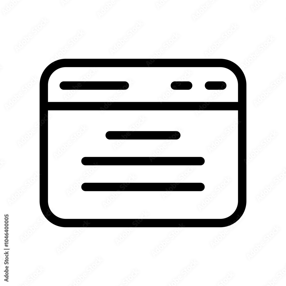 Obraz premium Browsing Icon Vector Symbol Design Illustration
