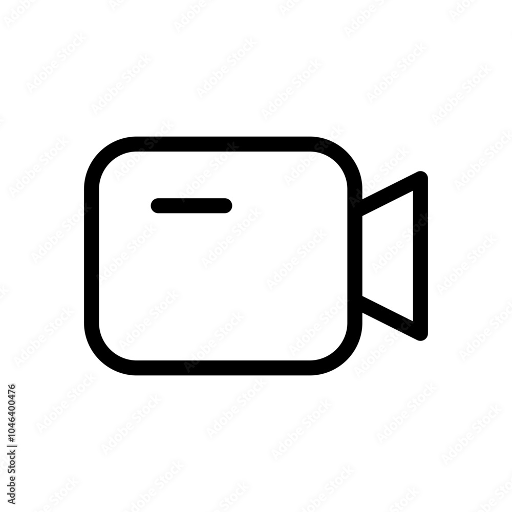 Video Icon Vector Symbol Design Illustration Video Icon Vector Symbol Design Illustration
