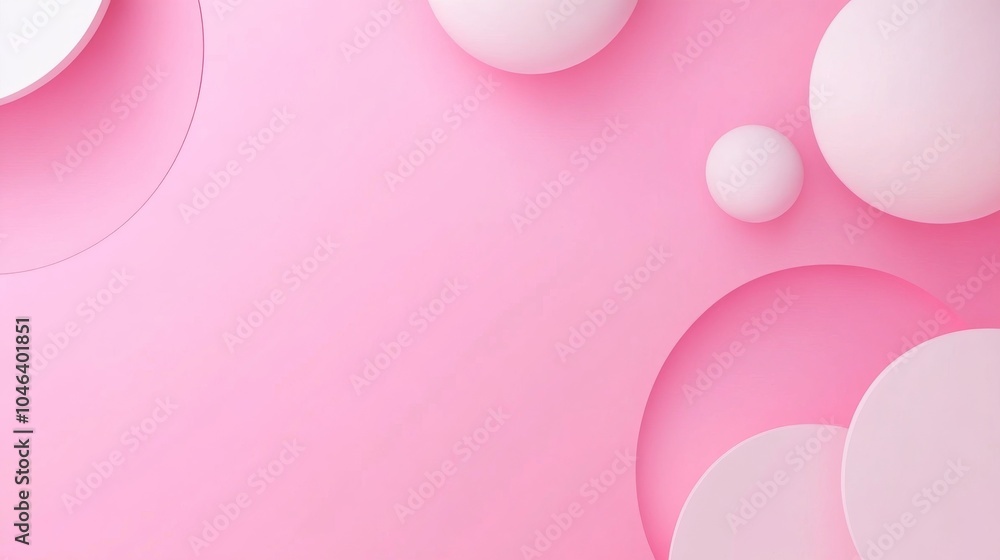 Photo of, Pink background with abstract shapes and gradients for design, banner template Photo of, Pink background with abstract shapes and gradients for design, banner template