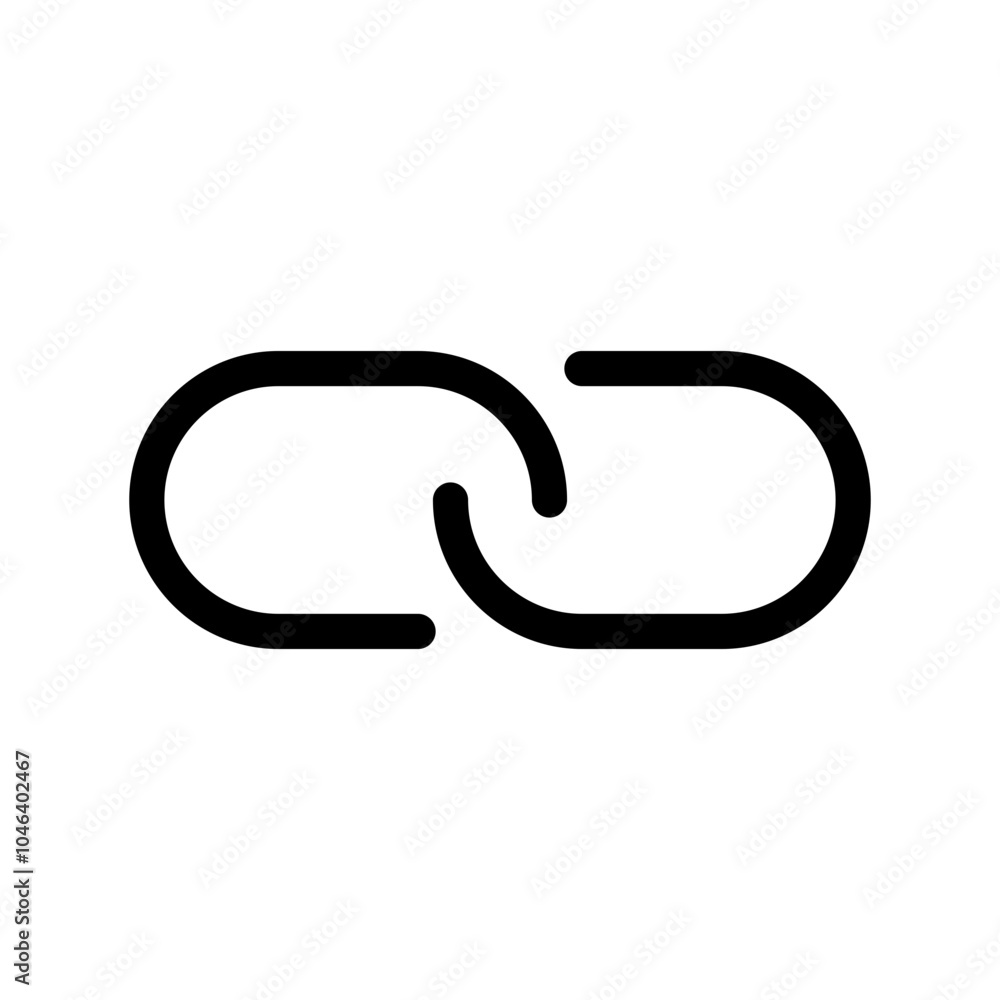 Link Icon Vector Symbol Design Illustration Link Icon Vector Symbol Design Illustration