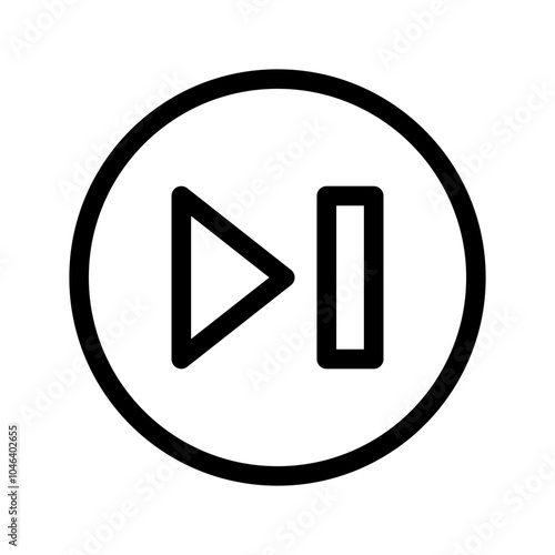 Next Icon Vector Symbol Design Illustration