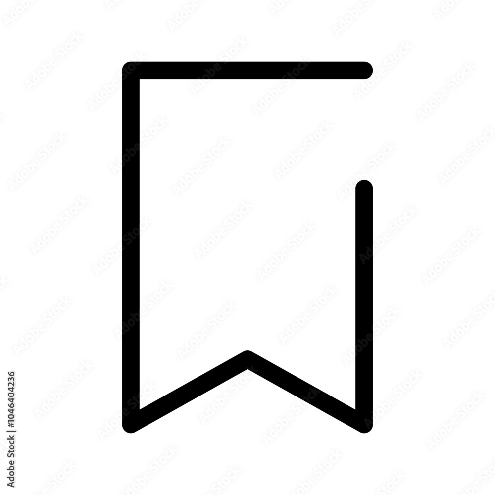 Bookmark Icon Vector Symbol Design Illustration Bookmark Icon Vector Symbol Design Illustration