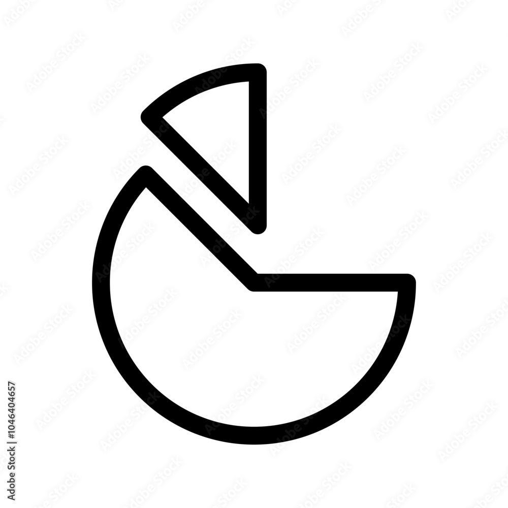 Pie Chart Icon Vector Symbol Design Illustration Pie Chart Icon Vector Symbol Design Illustration