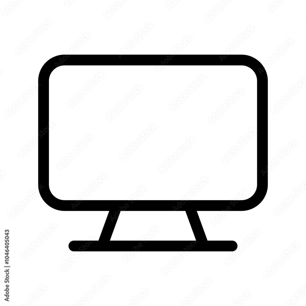 Monitor Icon Vector Symbol Design Illustration Monitor Icon Vector Symbol Design Illustration