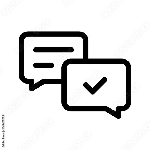 Feedback Icon Vector Symbol Design Illustration