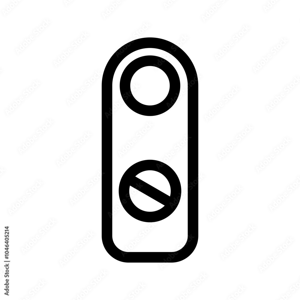 Door Sign Icon Vector Symbol Design Illustration Door Sign Icon Vector Symbol Design Illustration