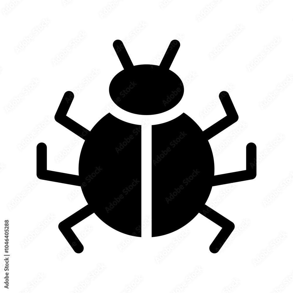 Ladybug Icon Vector Symbol Design Illustration Ladybug Icon Vector Symbol Design Illustration