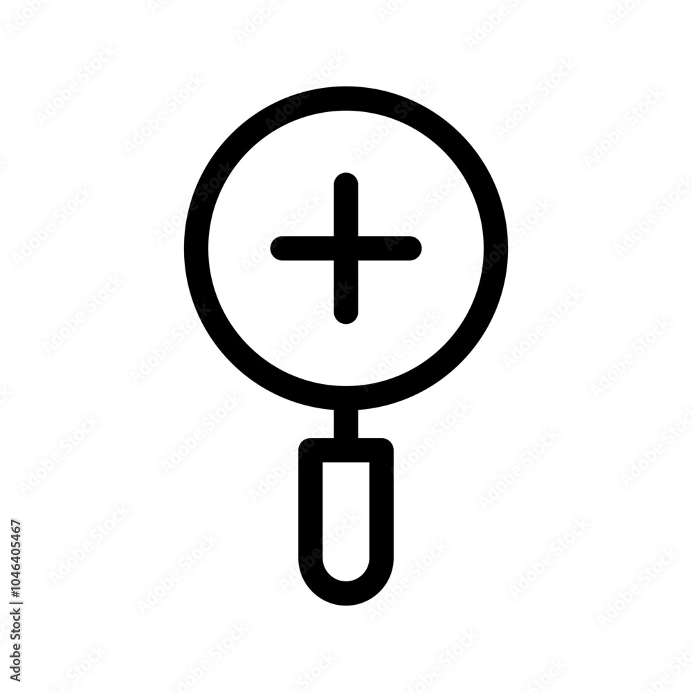 Fototapeta premium Zoom In Icon Vector Symbol Design Illustration