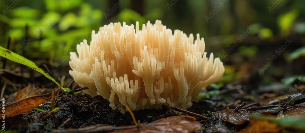 Coral Fungus on Forest Floor Coral Fungus on Forest Floor