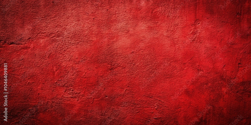Obraz premium Red grunge cement wall with a textured background, red, grunge, cement, wall, background, texture, rough, weathered, aged