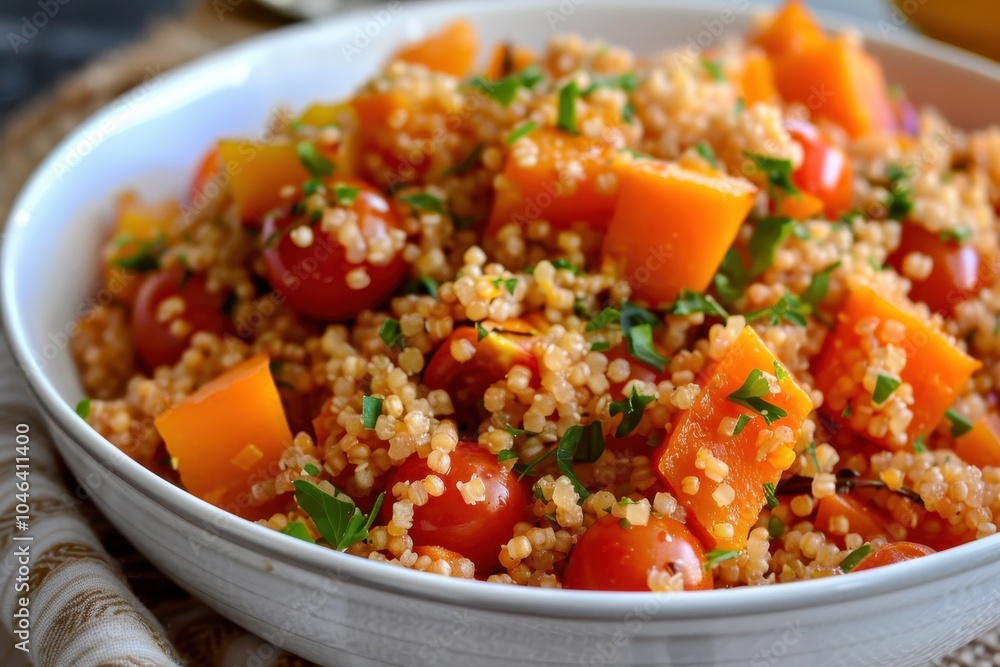 Bulgur with squash and tomatoes Bulgur with squash and tomatoes