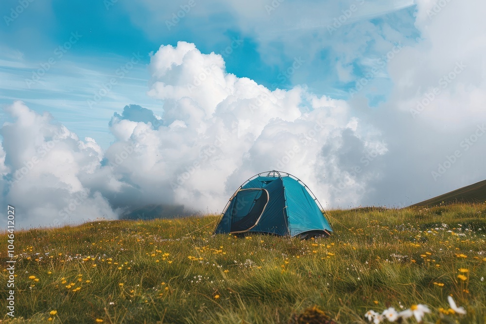 Camping under clouds Camping under clouds
