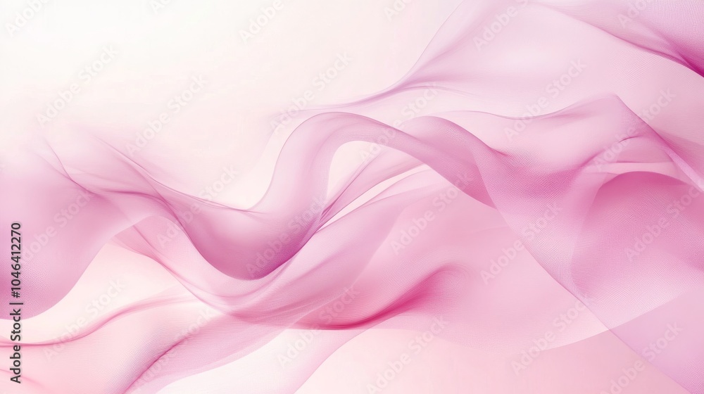 Photo of, Pink background with abstract waves and ripples for design, banner template Photo of, Pink background with abstract waves and ripples for design, banner template