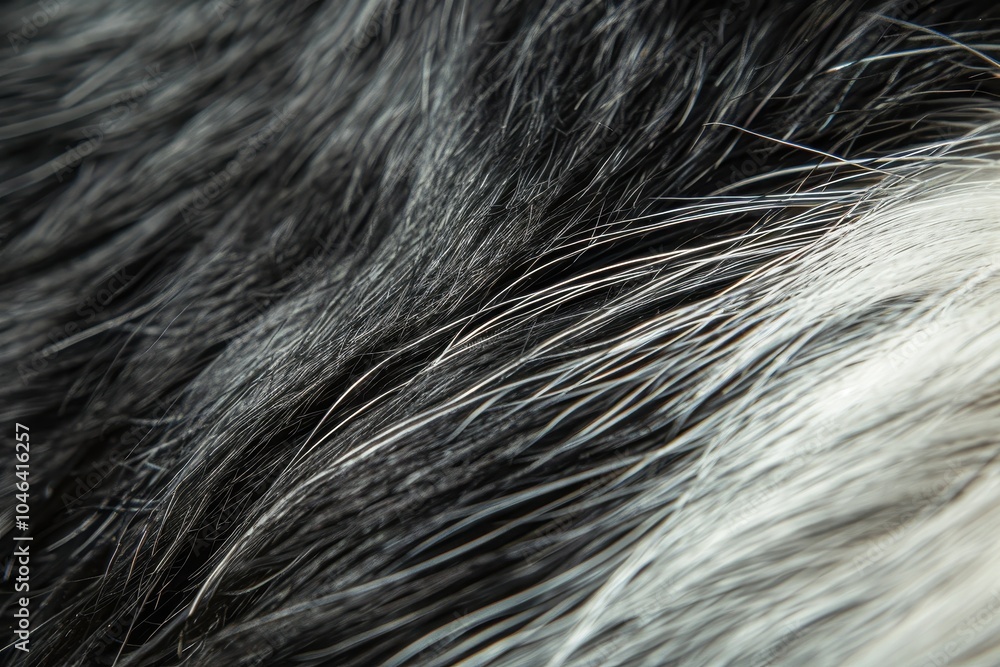 Close up of dog hair texture Close up of dog hair texture