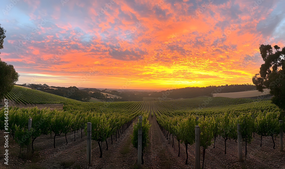 Fototapeta premium Spectacular Nature and Scenic Wonders: Golden Hour Sunsets, Lush Forests, Tranquil Beaches, and Vibrant Fields of Flowers in Stunning Views