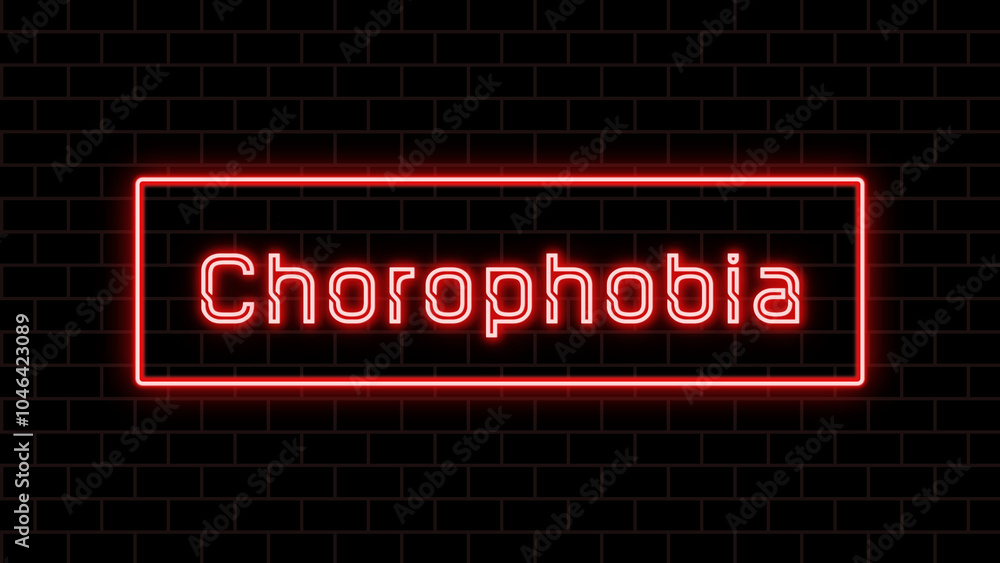 Chorophobia のネオン文字 Chorophobia のネオン文字