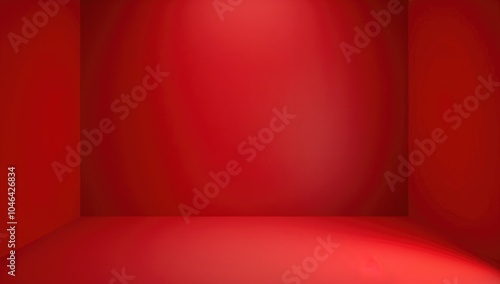 Red gradient background, red color, flat style, simple design