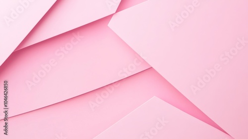 Photo of, Pink background with clean lines and subtle design elements for banner template, white space in the center of the page for text