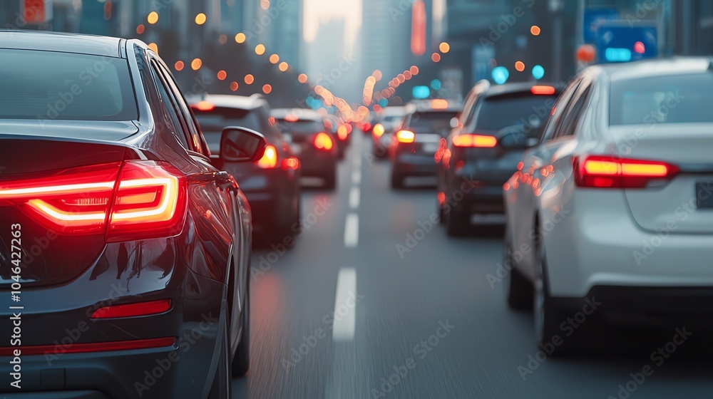 Fototapeta premium Efficient driving habits, saving fuel and money