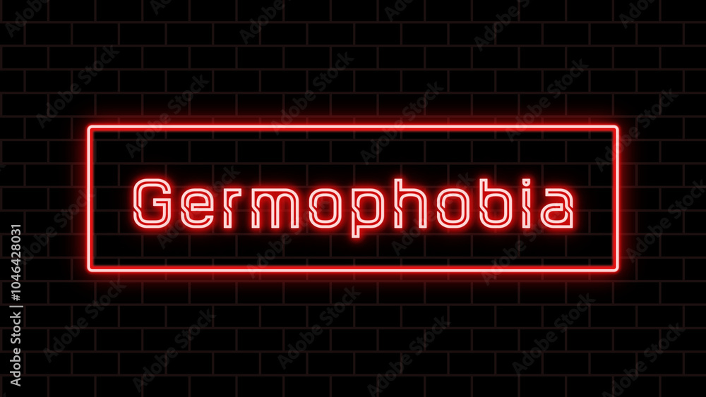 Germophobia のネオン文字 Germophobia のネオン文字