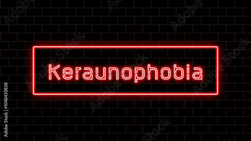 Keraunophobia のネオン文字 photo