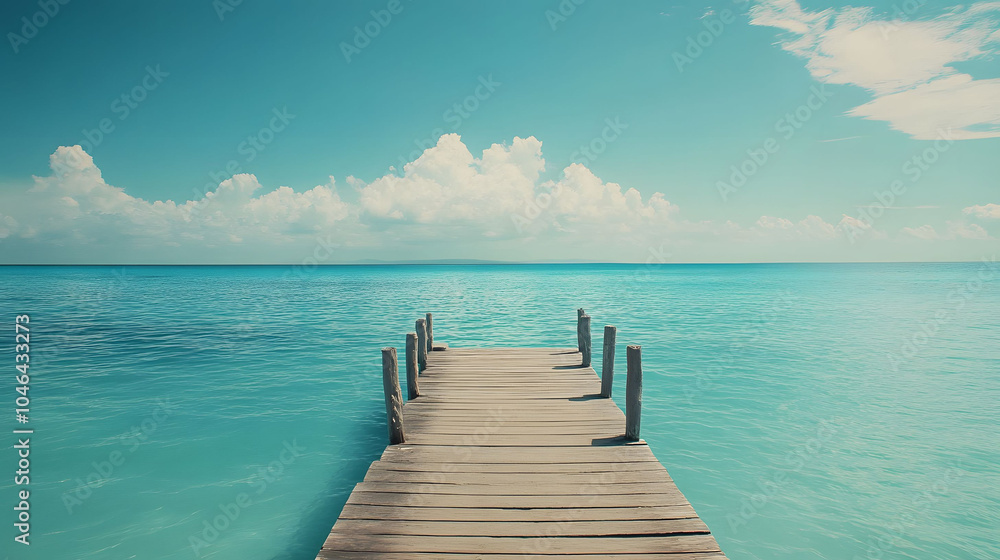 Fototapeta premium Tranquil ocean view