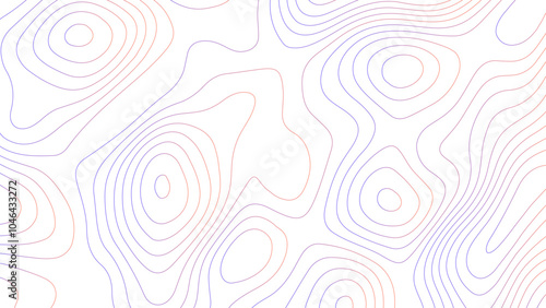 Abstract design with seamless pattern with lines topographic map. Luxury decor. Poster web wallpaper.
