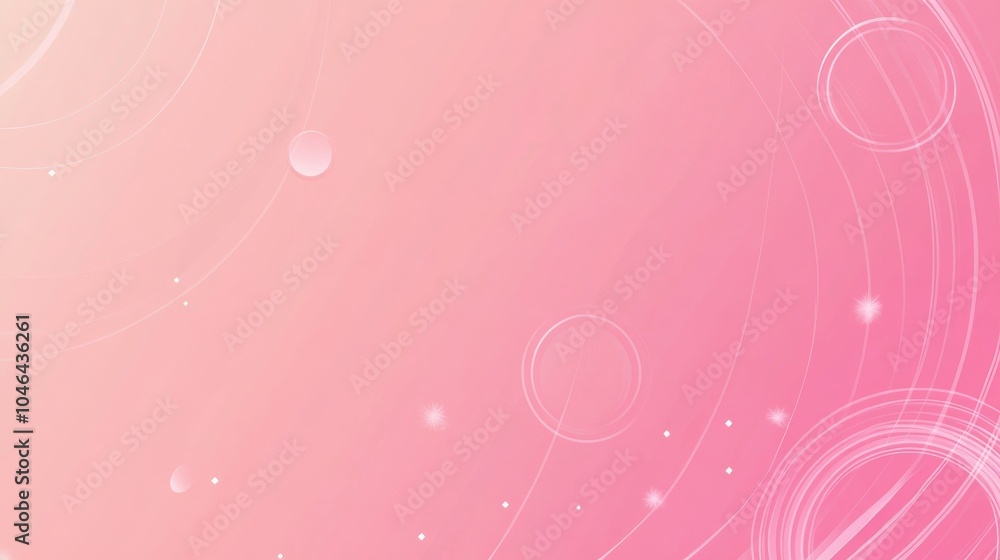 Photo of, Pink background with concentric stars and circles for design, banner template Photo of, Pink background with concentric stars and circles for design, banner template