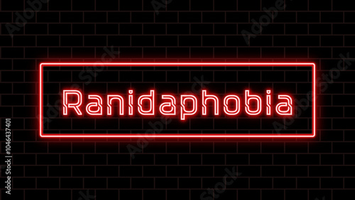 Ranidaphobia のネオン文字 photo