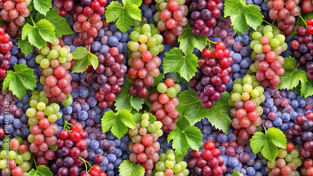 Seamless texture with red and purple grape pattern Seamless texture with red and purple grape pattern