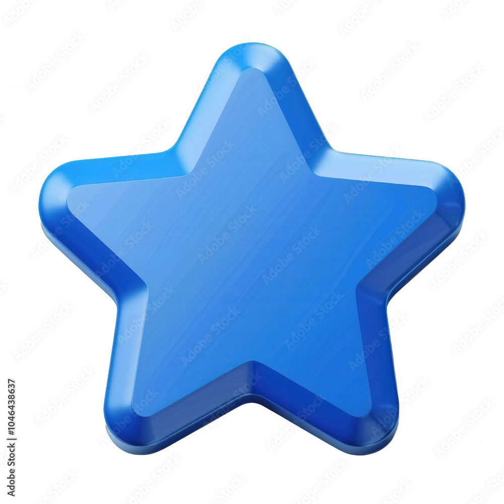 Transparent Blue Star 3D Render - Realistic Shiny Star for Design and Branding Transparent Blue Star 3D Render - Realistic Shiny Star for Design and Branding