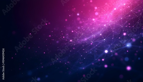 Digital technology background. Network connection dots and lines. Futuristic background for presentation design.3d rendering. Digital cyberspace futuristic