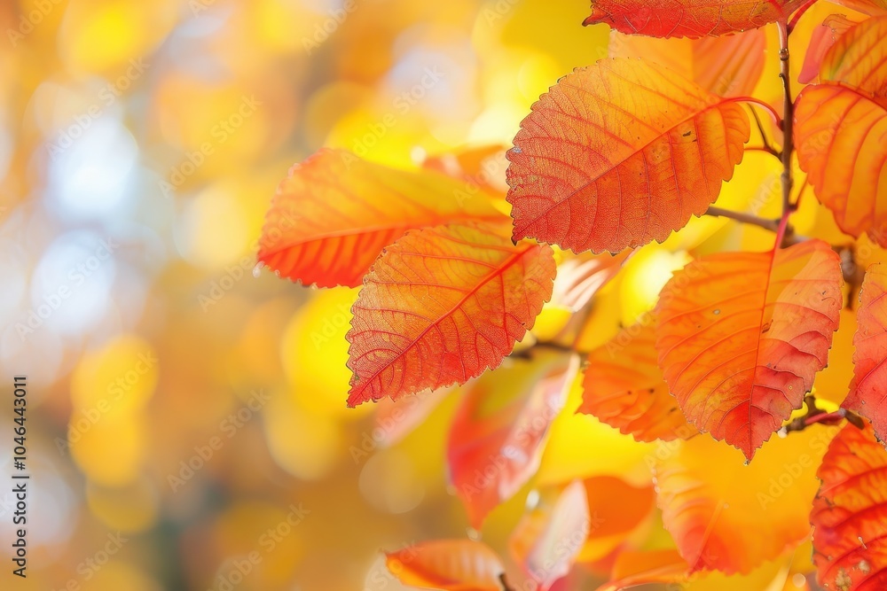 Fototapeta premium Colorful autumn foliage in stunning park