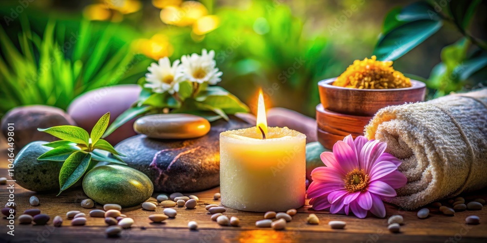 Tranquil Spa Experience with Candlelight, Aromatherapy, and Wellness Retreat Atmosphere for Relaxation and Stress Relief Tranquil Spa Experience with Candlelight, Aromatherapy, and Wellness Retreat Atmosphere for Relaxation and Stress Relief
