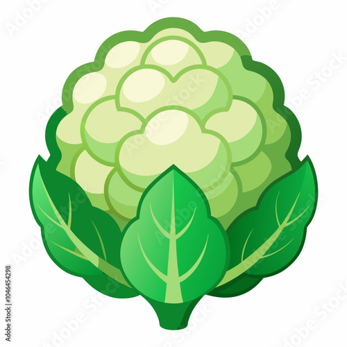 cauliflower green tree vector